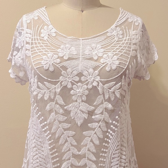 New Express allover embroidery top - Picture 1 of 6